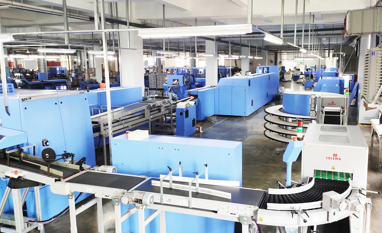 Manufacturing workshop at Anhui Printing Group.