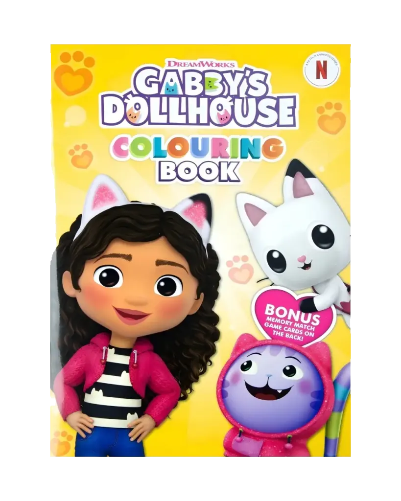 Gabby's Dollhouse Colouring Book