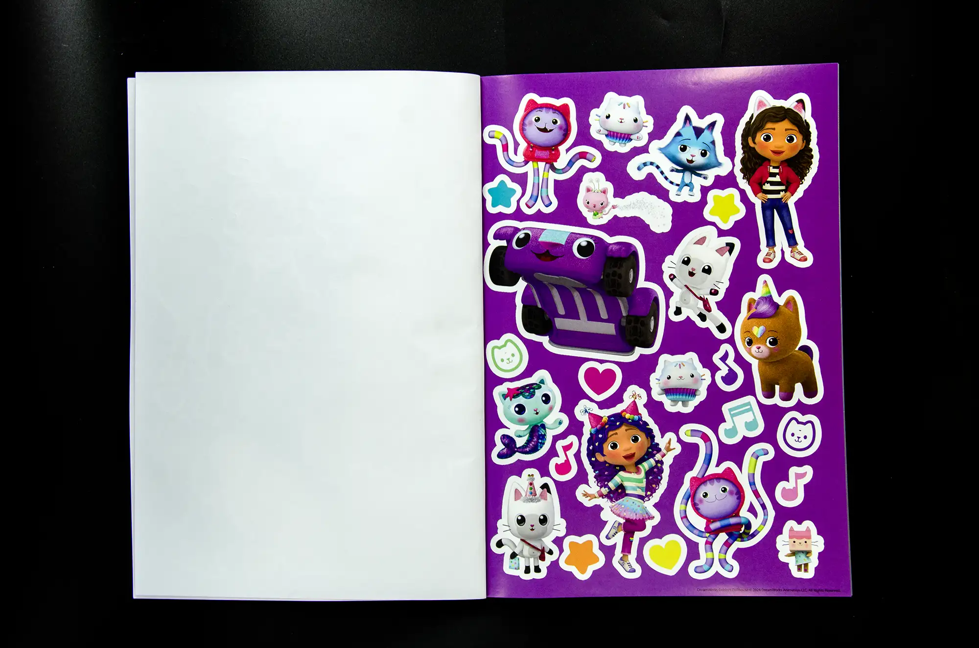 Gabby's Dollhouse Ultimate Colouring & Activity Book sticker sheet