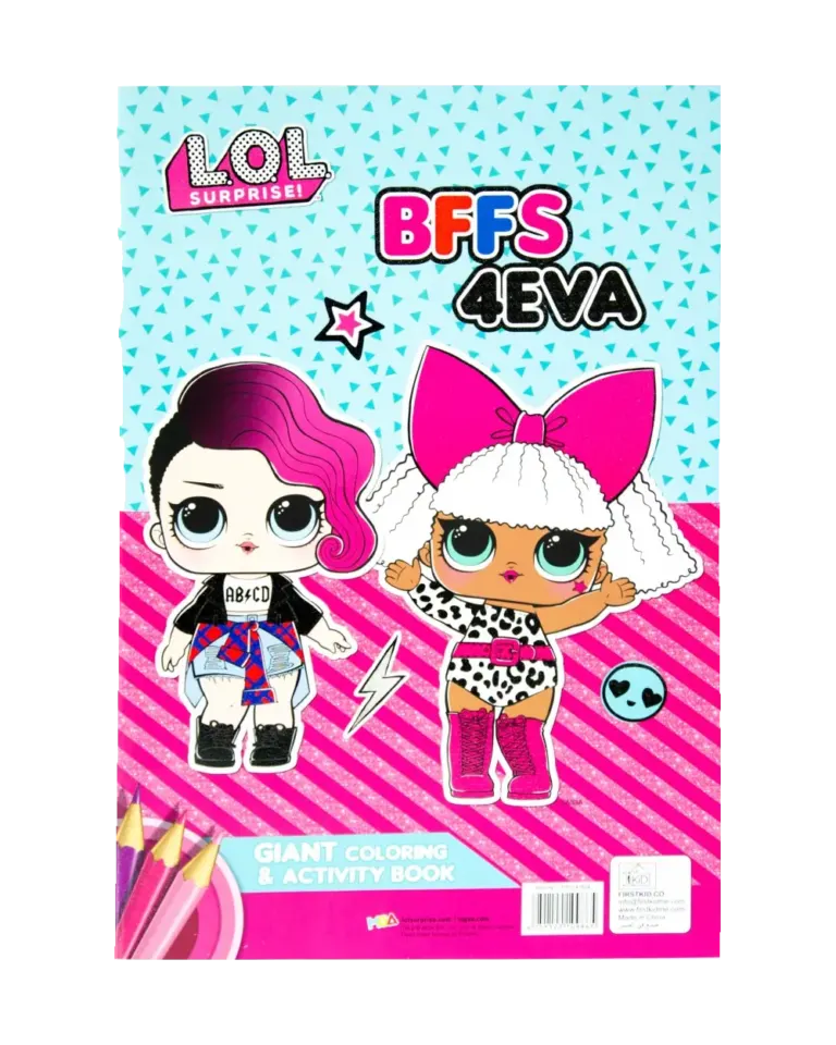 LOL BFFS 4EVA Colouring Activity Book