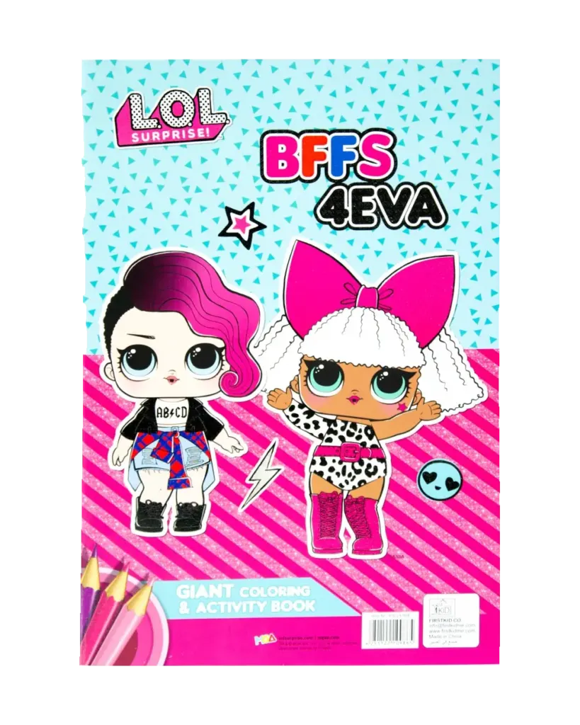 LOL BFFS 4EVA Colouring Activity Book