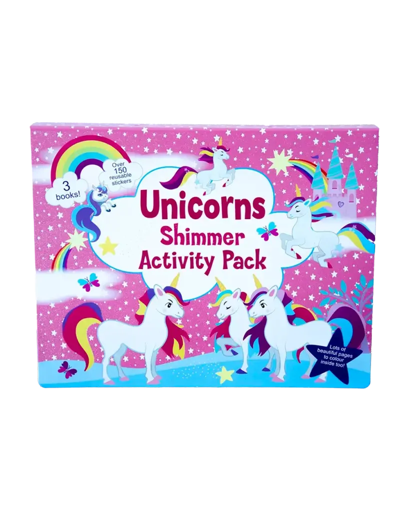 Unicorns Shimmer Activity Pack