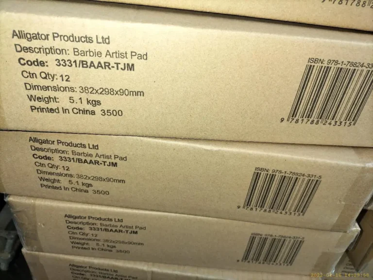 Carton identification label